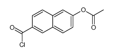 (6-carbonochloridoylnaphthalen-2-yl) acetate Structure