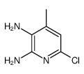 6-chloro-4-methylpyridine-2,3-diamine结构式