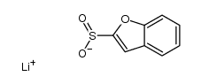 1-苯并呋喃-2-磺酰氯结构式