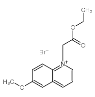 N-ETHOXYCARBONYLMETHYL-6-METHOXYQUINOLINIUM BROMIDE Structure