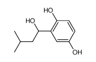 1-(2,5-dihydroxy-phenyl)-3-methyl-butan-1-ol结构式