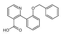 2-(2-phenylmethoxyphenyl)pyridine-3-carboxylic acid Structure