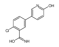 2-chloro-5-(6-oxo-1H-pyridin-3-yl)benzamide结构式