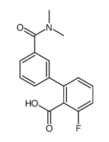 2-[3-(dimethylcarbamoyl)phenyl]-6-fluorobenzoic acid Structure