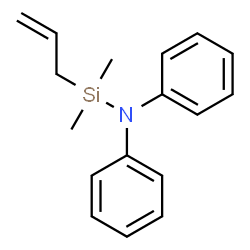 allyldimethylsilyl-N,N-diphenylamine Structure