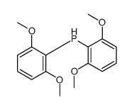 bis(2,6-dimethoxyphenyl)phosphane Structure