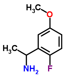 1-(2-氟-5-甲氧基苯基)乙胺结构式