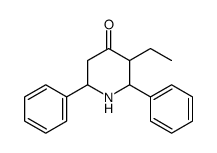 3-ethyl-2,6-diphenylpiperidin-4-one结构式