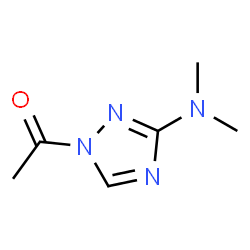 1H-1,2,4-Triazol-3-amine, 1-acetyl-N,N-dimethyl- (9CI) Structure