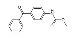 Methyl N-(4-benzoylphenyl)carbamate Structure