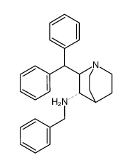 (2-benzhydryl-1-aza-bicyclo[2.2.2]oct-3-yl)-benzyl-amine结构式