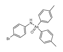 N-(p-bromophenyl)-As,As-di-p-tolylarsinic amide结构式