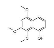 5,7,8-trimethoxynaphthalen-1-ol结构式