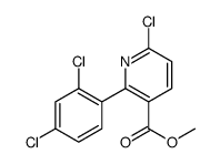 methyl 6-chloro-2-(2,4-dichlorophenyl)pyridine-3-carboxylate Structure