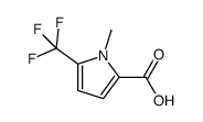 1-Methyl-5-(Trifluoromethyl)-1H-Pyrrole-2-Carboxylic Acid Structure
