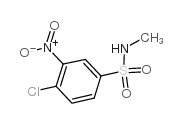 4-chloro-N-methyl-3-nitrobenzenesulphonamide structure
