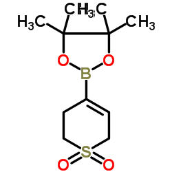 4-(4,4,5,5-Tetramethyl-1,3,2-Dioxaborolan-2-Yl)-3,6-Dihydro-2H-Thiopyran 1,1-Dioxide Structure