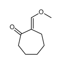 2-(methoxymethylidene)cycloheptan-1-one Structure