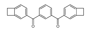 [3-(bicyclo[4.2.0]octa-1(6),2,4-triene-4-carbonyl)phenyl]-(4-bicyclo[4.2.0]octa-1(6),2,4-trienyl)methanone Structure