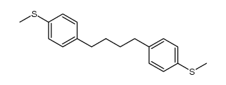 1,4-bis(4-(methylthio)phenyl)butane结构式