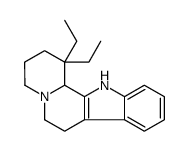 1,1-diethyl-3,4,6,7,12,12b-hexahydro-2H-indolo[2,3-a]quinolizine结构式