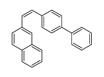 2-[2-(4-phenylphenyl)ethenyl]naphthalene Structure