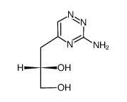 3-amino-5-<(2S)-2,3-dihydroxypropyl>-1,2,4-triazine Structure