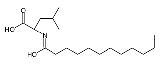 (2S)-2-(dodecanoylamino)-4-methylpentanoic acid Structure