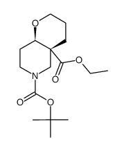 tert-butyl 4a-ethyl hexahydro-2H-pyrano[3,2-c]pyridine-4a,6(7H)-dicarboxylate结构式