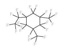 1,1,2,2,3,3,4,4,5-nonafluoro-5-(1,1,2,2,2-pentafluoroethyl)-6,6-bis(trifluoromethyl)cyclohexane结构式