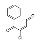 2-Butenal, 3-chloro-4-oxo-4-phenyl-, (E)- (9CI)结构式