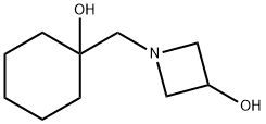 1-[(1-Hydroxycyclohexyl)methyl]azetidin-3-ol Structure