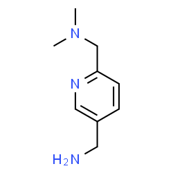 1-[5-(氨甲基)-2-吡啶基]-N,N-二甲基甲胺结构式