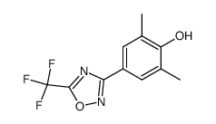 2,6-dimethyl-4-(5-(trifluoromethyl)-1,2,4-oxadiazol-3-yl)phenol结构式