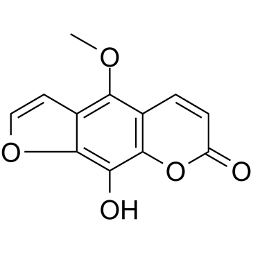 8-Hydroxybergapten Structure