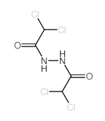 Acetic acid,2,2-dichloro-, 2-(2,2-dichloroacetyl)hydrazide结构式