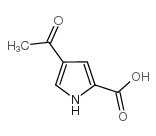 4-乙酰基-1h-吡咯-2-羧酸结构式