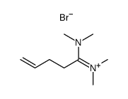 N,N,N',N'-Tetramethyl-4-pentensaeureamidinium-bromid Structure