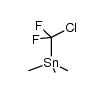 (chlorodifluoromethyl)trimethylstannane Structure