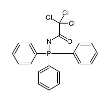 2,2,2-trichloro-N-(triphenyl-λ5-phosphanylidene)acetamide结构式