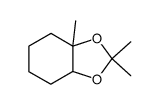2,2,3a-trimethyl-hexahydro-benzo[1,3]dioxole结构式