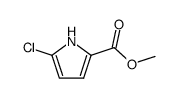 5-氯-1H-吡咯-2-羧酸甲酯结构式