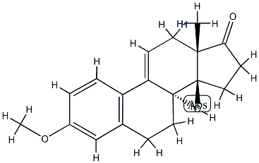 (8α)-3-Methoxy-14β-hydroxyestra-1,3,5(10),9(11)-tetrene-17-one structure