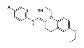 1-(5-bromopyridin-2-yl)-3-[2-(2,5-diethoxyphenyl)ethyl]thiourea结构式