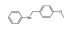 1-methoxy-4-((phenylseleno)methyl)benzene结构式