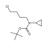 tert-butyl (4-chlorobutyl)(cyclopropyl)carbamate Structure