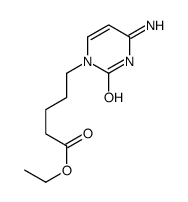 ethyl 5-(4-amino-2-oxopyrimidin-1-yl)pentanoate Structure