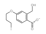 5-(3-碘丙氧基)-2-硝基苄醇结构式