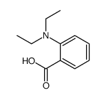 2-(diethylamino)benzoic acid结构式