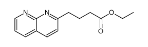 ethyl 4-(1,8-naphthyridin-2-yl)butanoate结构式